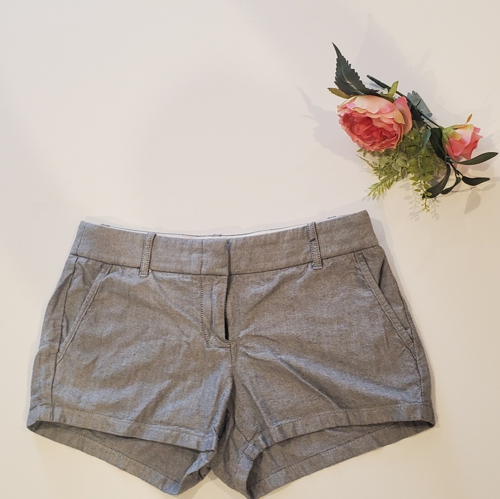 Grey J Crew Shorts Size 2